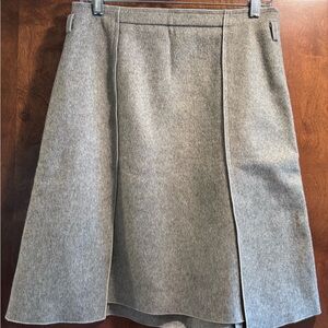 Zara Classic Gray A-Line Skirt